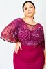 Picture of PLUS SIZE SEQUINS EVENING DRESS